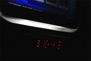 LED lights underneath the screen